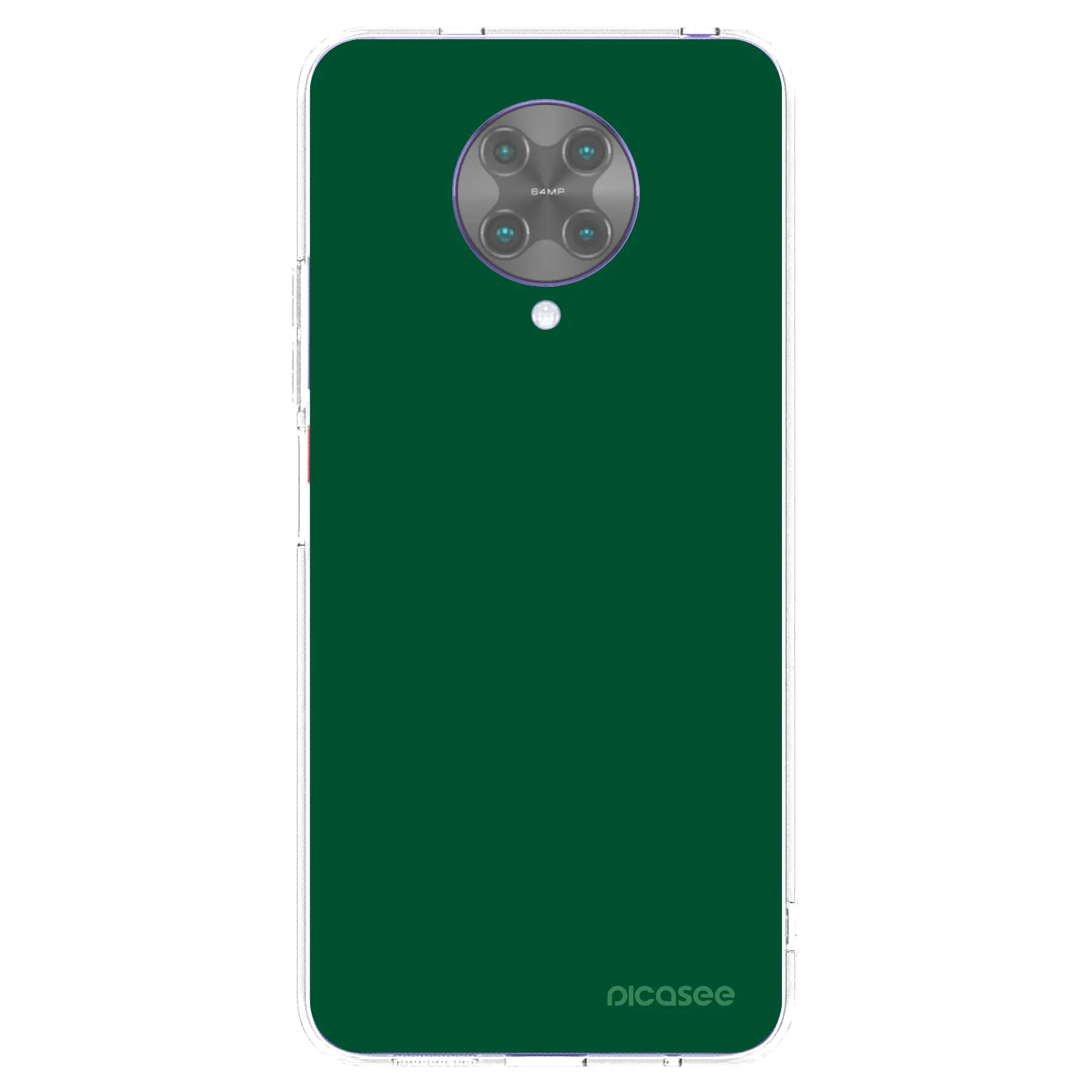 Picasee Xiaomi Poco F2 Pro Hülle - Transparentes Silikon - Green Gleam
