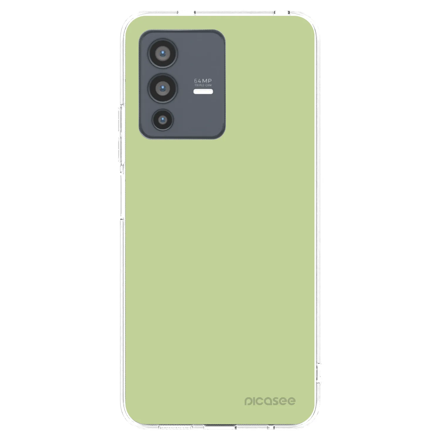 Picasee Vivo V23 5G Hülle - Transparentes Silikon - Heavenly Hints