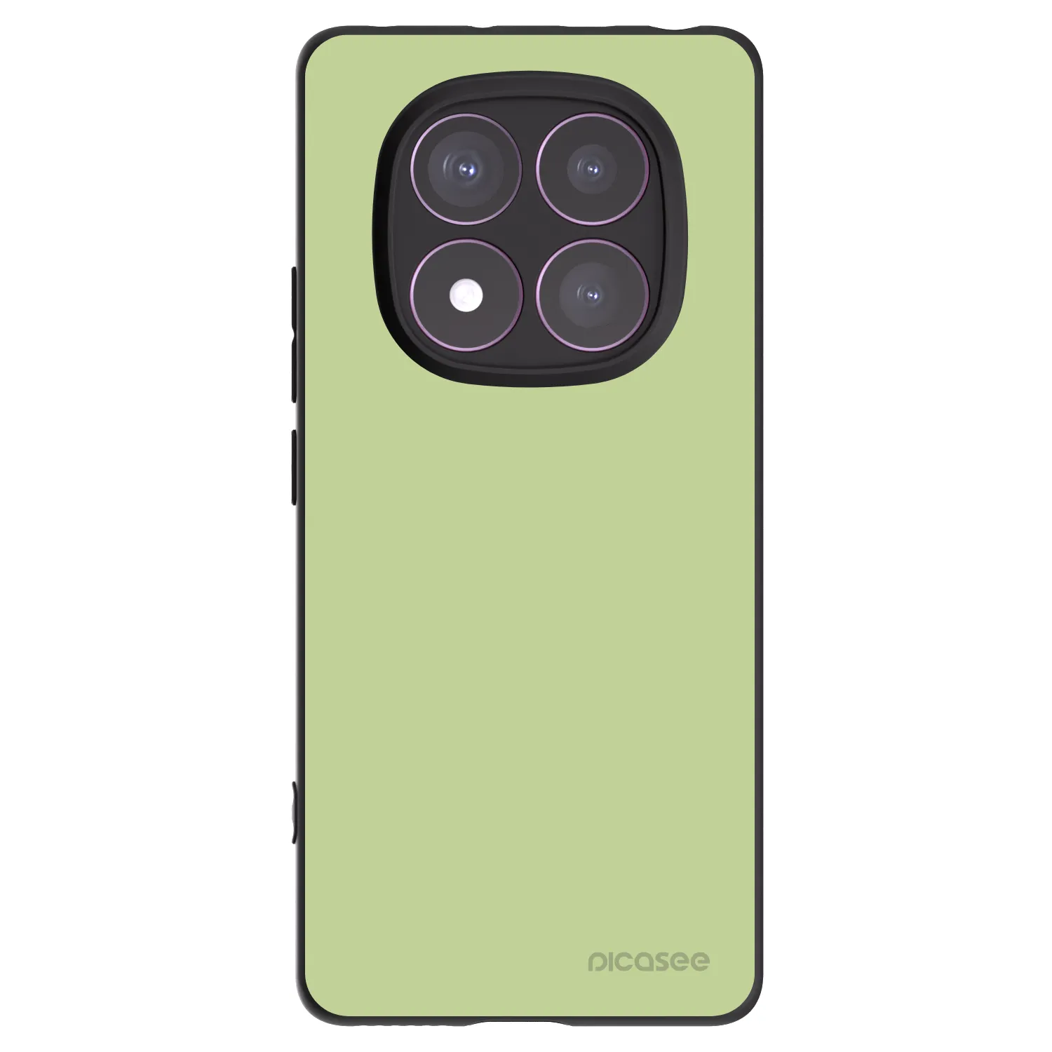 Picasee Xiaomi Redmi Note 14 Pro 4G Hülle - Schwarzes Silikon - Heavenly Hints