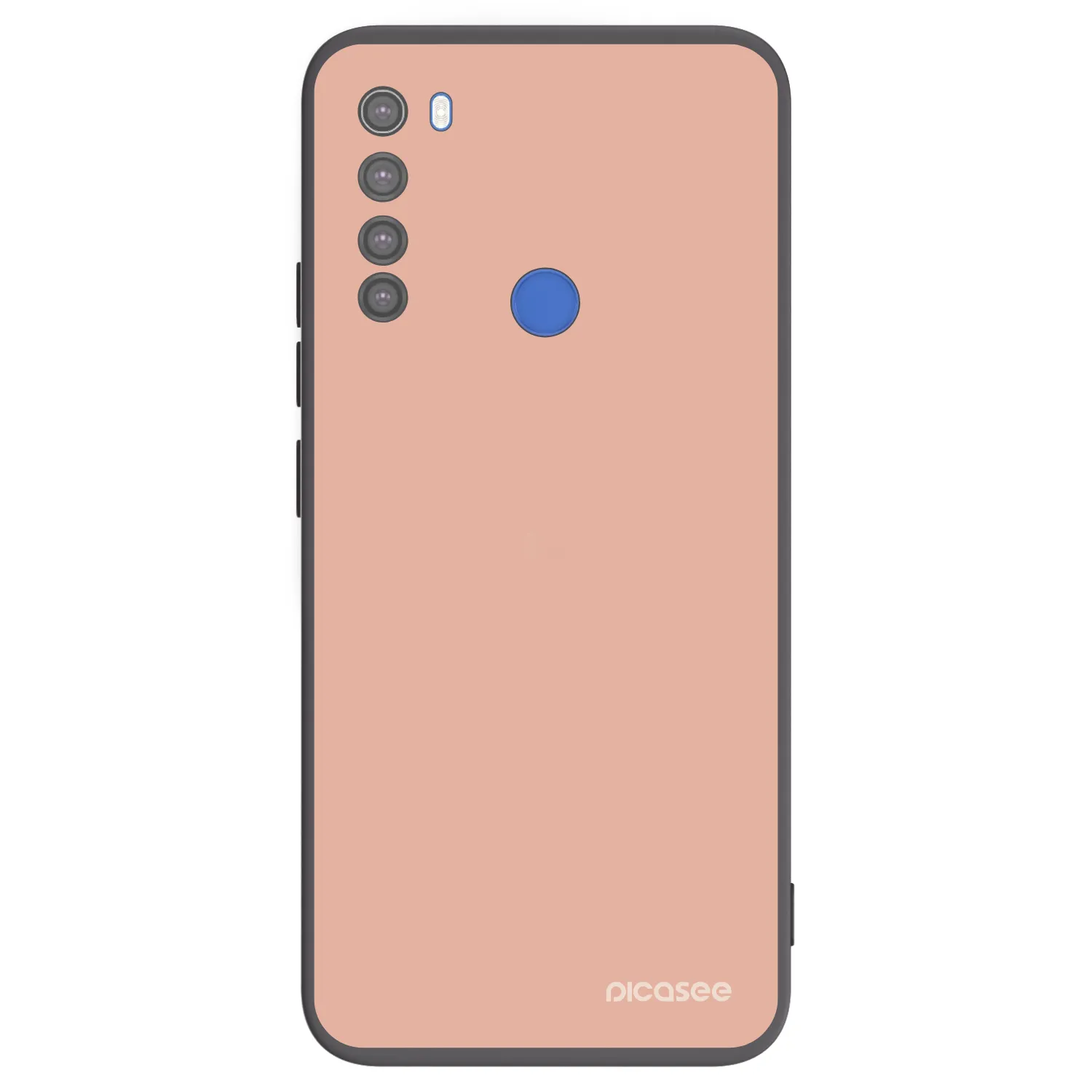 Picasee Xiaomi Redmi Note 8T Hülle - Schwarzes Silikon - Lullaby