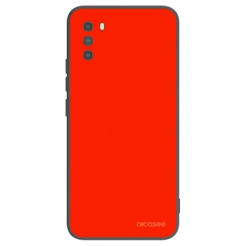 Picasee Xiaomi Poco M3 Hülle - Schwarzes Silikon - Maranello Red