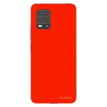 Picasee Xiaomi Mi 10 Lite Hülle - Transparentes Silikon - Maranello Red