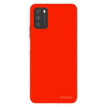 Picasee Xiaomi Poco M3 Hülle - Transparentes Silikon - Maranello Red