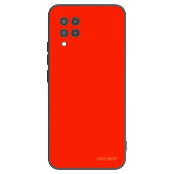 Picasee Samsung Galaxy A42 A426B Hülle - Schwarzes Silikon - Maranello Red