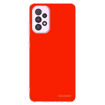 Picasee Samsung Galaxy A32 5G A326B Hülle - Transparentes Silikon - Maranello Red