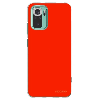 Picasee Xiaomi Redmi Note 10 Pro Hülle - Transparentes Silikon - Maranello Red