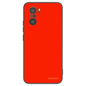 Picasee Xiaomi Poco F3 Hülle - Schwarzes Silikon - Maranello Red