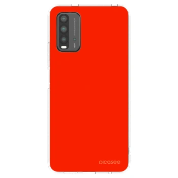 Picasee Xiaomi Redmi 9T Hülle - Transparentes Silikon - Maranello Red