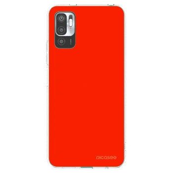 Picasee Xiaomi Redmi Note 10 5G Hülle - Transparentes Silikon - Maranello Red