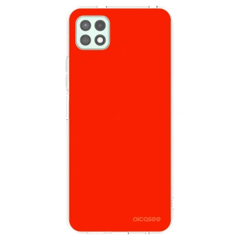 Picasee Samsung Galaxy A22 A226B 5G Hülle - Transparentes Silikon - Maranello Red