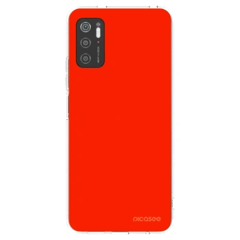 Picasee Xiaomi Poco M3 Pro 5G Hülle - Transparentes Silikon - Maranello Red