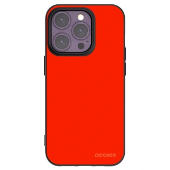 Picasee Apple iPhone 14 Pro Hülle - Schwarzes Silikon - Maranello Red