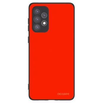 Picasee Samsung Galaxy A73 5G Hülle - Schwarzes Silikon - Maranello Red