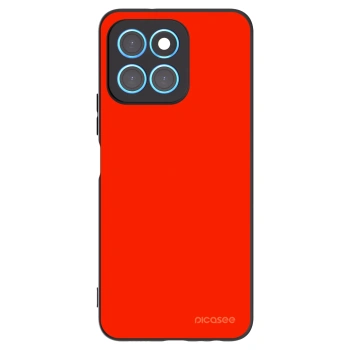 Picasee Honor X8 5G Hülle - Schwarzes Silikon - Maranello Red