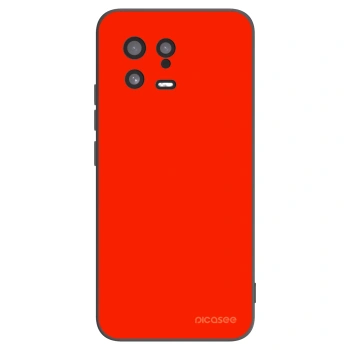 Picasee Xiaomi 13 Hülle - Schwarzes Silikon - Maranello Red