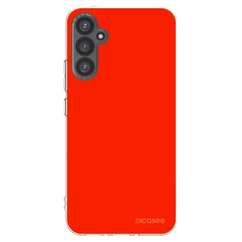 Picasee Samsung Galaxy A34 5G A346B Hülle - Transparentes Silikon - Maranello Red