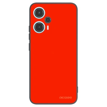 Picasee Xiaomi Poco F5 Hülle - Schwarzes Silikon - Maranello Red