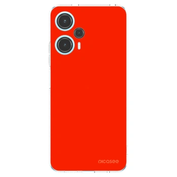 Picasee Xiaomi Poco F5 Hülle - Transparentes Silikon - Maranello Red