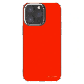 Picasee Apple iPhone 15 Pro Max Hülle - Transparentes Silikon - Maranello Red