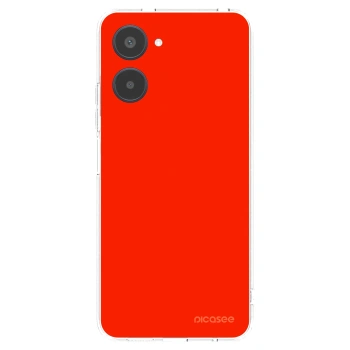Picasee Realme 10 4G Hülle - Transparentes Silikon - Maranello Red