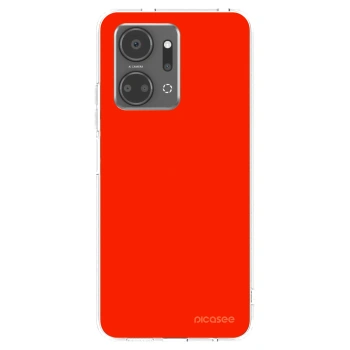 Picasee Honor X7a Hülle - Transparentes Silikon - Maranello Red