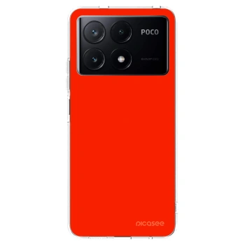 Picasee Xiaomi Poco X6 Pro Hülle - Transparentes Silikon - Maranello Red