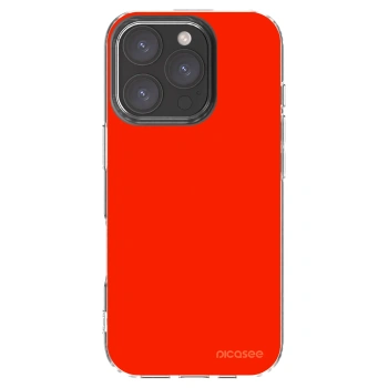 Picasee Apple iPhone 16 Pro Hülle - Transparentes Silikon - Maranello Red