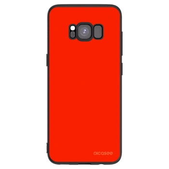 Picasee Samsung Galaxy S8 G950F Hülle - Schwarzes Silikon - Maranello Red