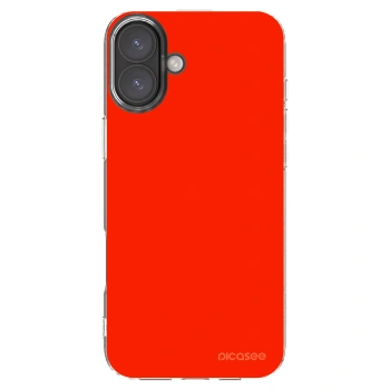 Picasee Apple iPhone 16 Plus Hülle - Transparentes Silikon - Maranello Red