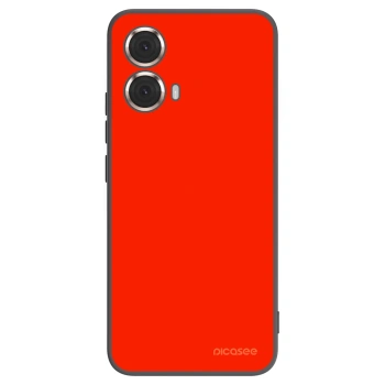 Picasee Motorola Moto G85 Hülle - Schwarzes Silikon - Maranello Red