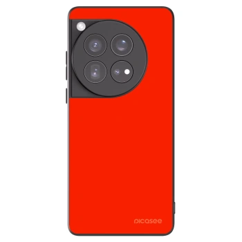 Picasee OnePlus 12 5G Hülle - Schwarzes Silikon - Maranello Red