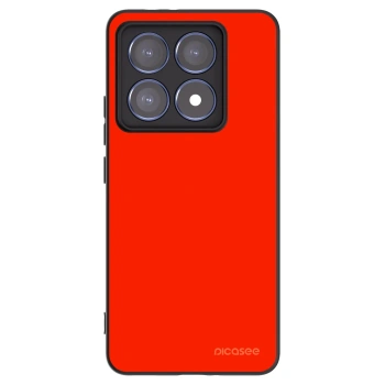 Picasee Xiaomi 14T Pro Hülle - Schwarzes Silikon - Maranello Red