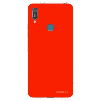 Picasee Huawei Y7 2019 Hülle - Transparentes Silikon - Maranello Red