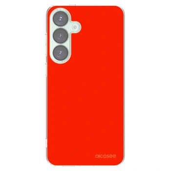 Picasee Samsung Galaxy S25+ 5G Hülle - Transparentes Silikon - Maranello Red
