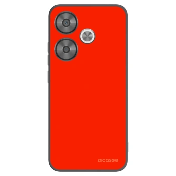 Picasee Xiaomi Poco F6 Hülle - Schwarzes Silikon - Maranello Red