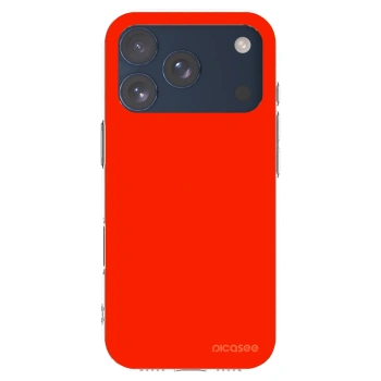 Picasee Apple iPhone 17 Pro Hülle - Transparentes Silikon - Maranello Red