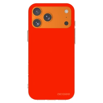 Picasee Apple iPhone 17 Pro Max Hülle - Transparentes Silikon - Maranello Red