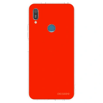 Picasee Huawei Y6 2019 Hülle - Transparentes Silikon - Maranello Red