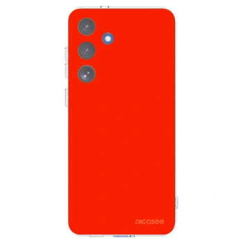 Picasee Samsung Galaxy S25 FE 5G Hülle - Transparentes Silikon - Maranello Red