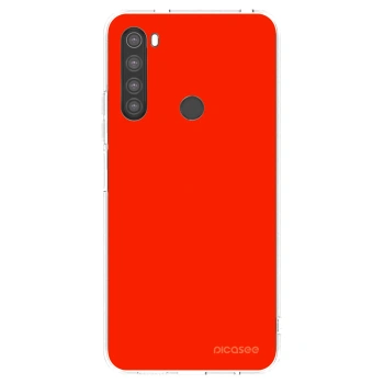 Picasee Xiaomi Redmi Note 8 Hülle - Transparentes Silikon - Maranello Red