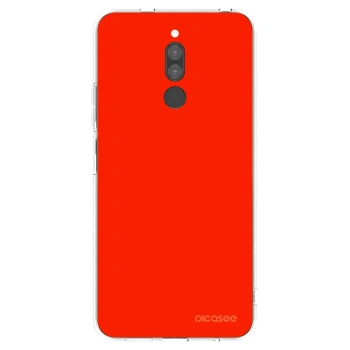 Picasee Xiaomi Redmi 8 Hülle - Transparentes Silikon - Maranello Red