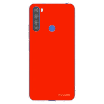 Picasee Xiaomi Redmi Note 8T Hülle - Transparentes Silikon - Maranello Red
