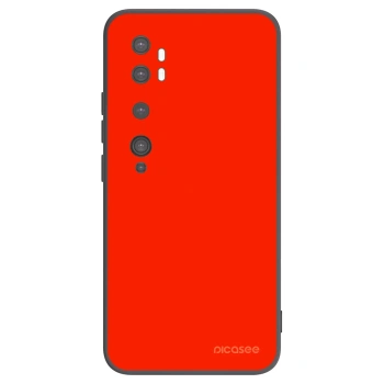 Picasee Xiaomi Mi Note 10 (Pro) Hülle - Schwarzes Silikon - Maranello Red