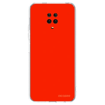 Picasee Xiaomi Redmi Note 9S Hülle - Transparentes Silikon - Maranello Red