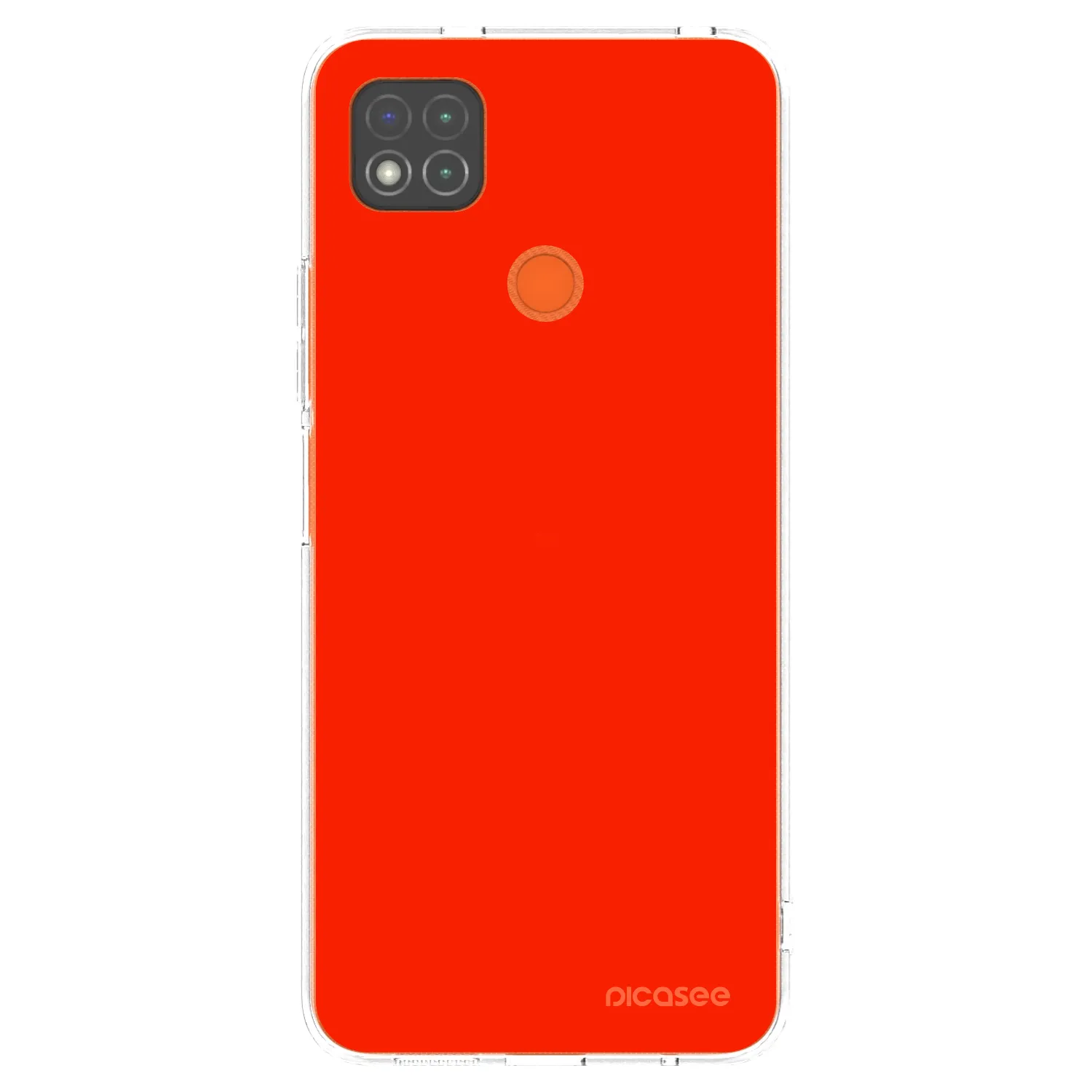 Picasee Xiaomi Redmi 9C Hülle - Transparentes Silikon - Maranello Red