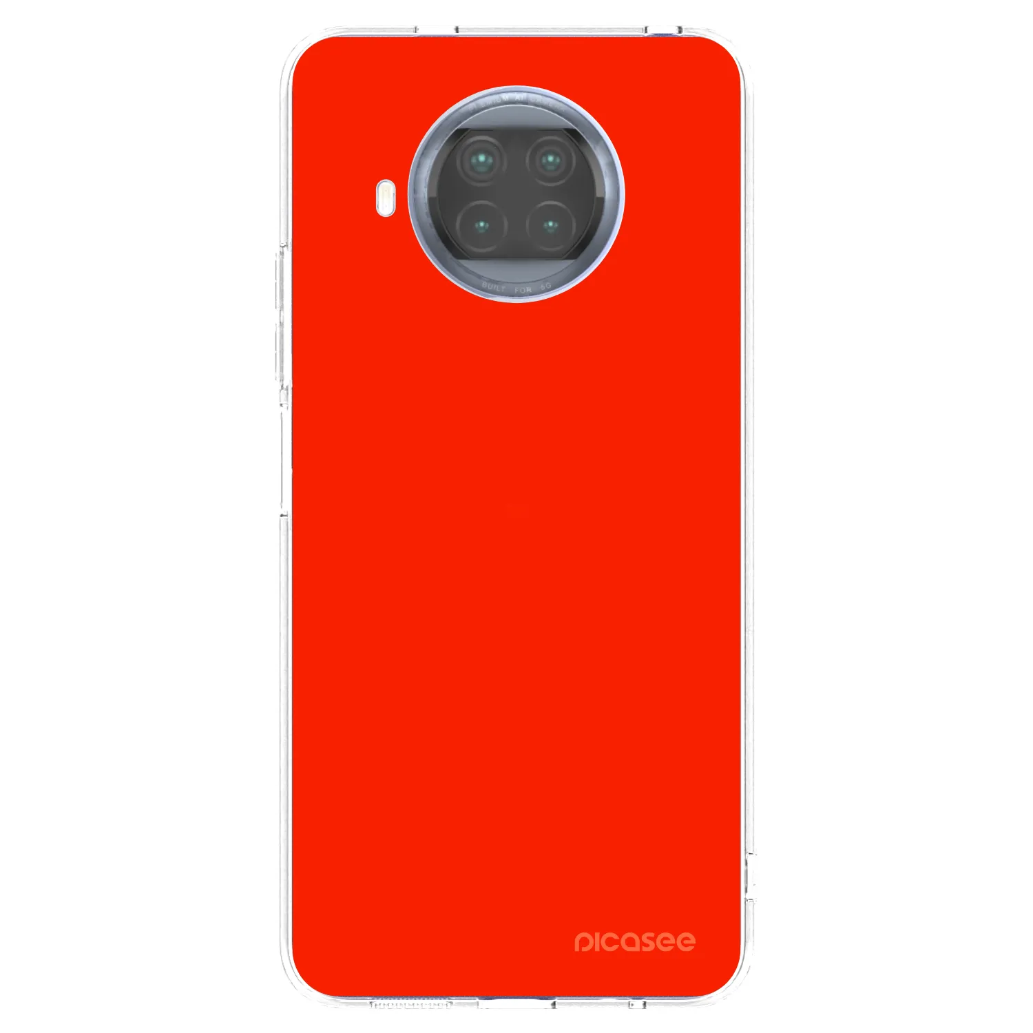 Picasee Xiaomi Mi 10T Lite Hülle - Transparentes Silikon - Maranello Red