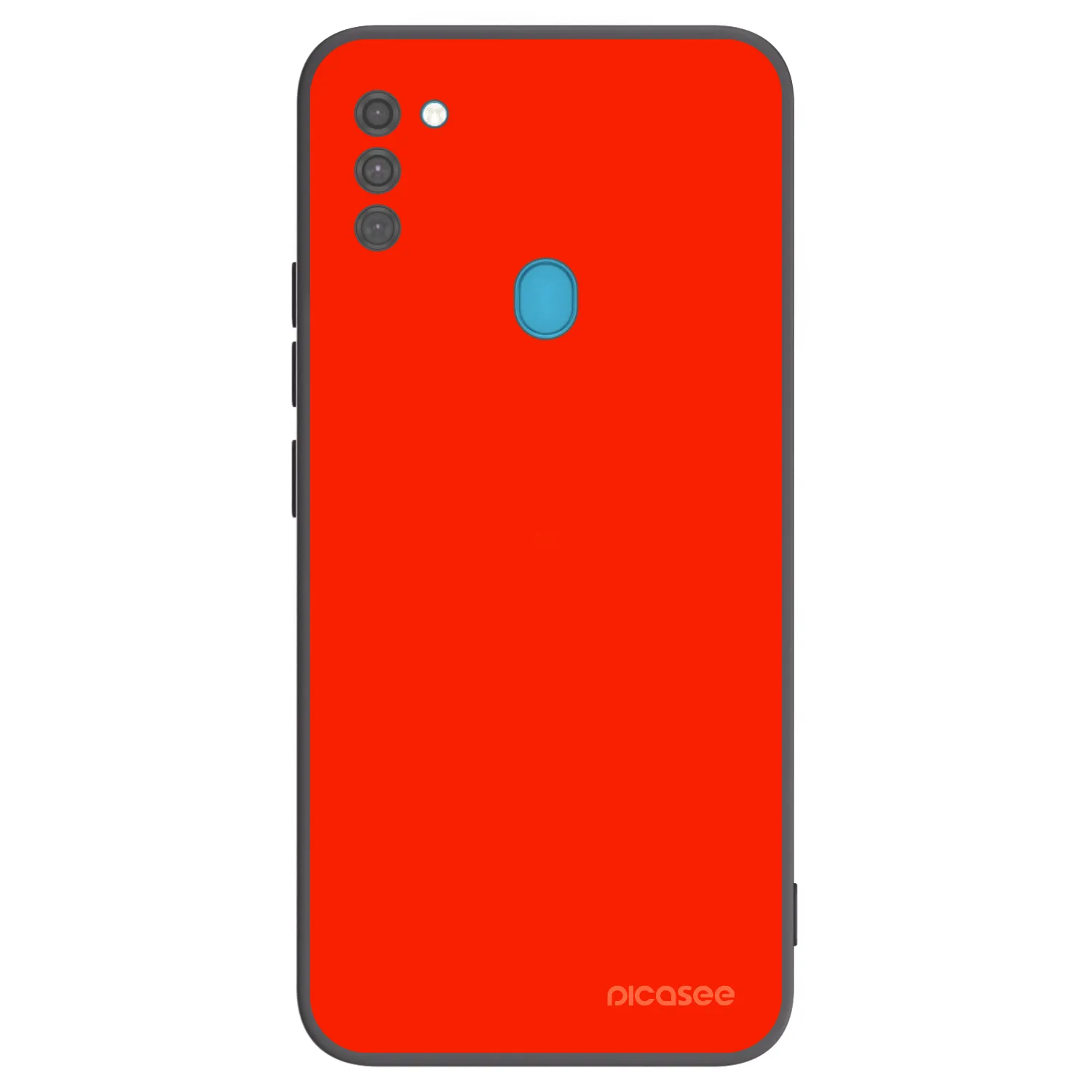 Picasee Samsung Galaxy M11 Hülle - Schwarzes Silikon - Maranello Red