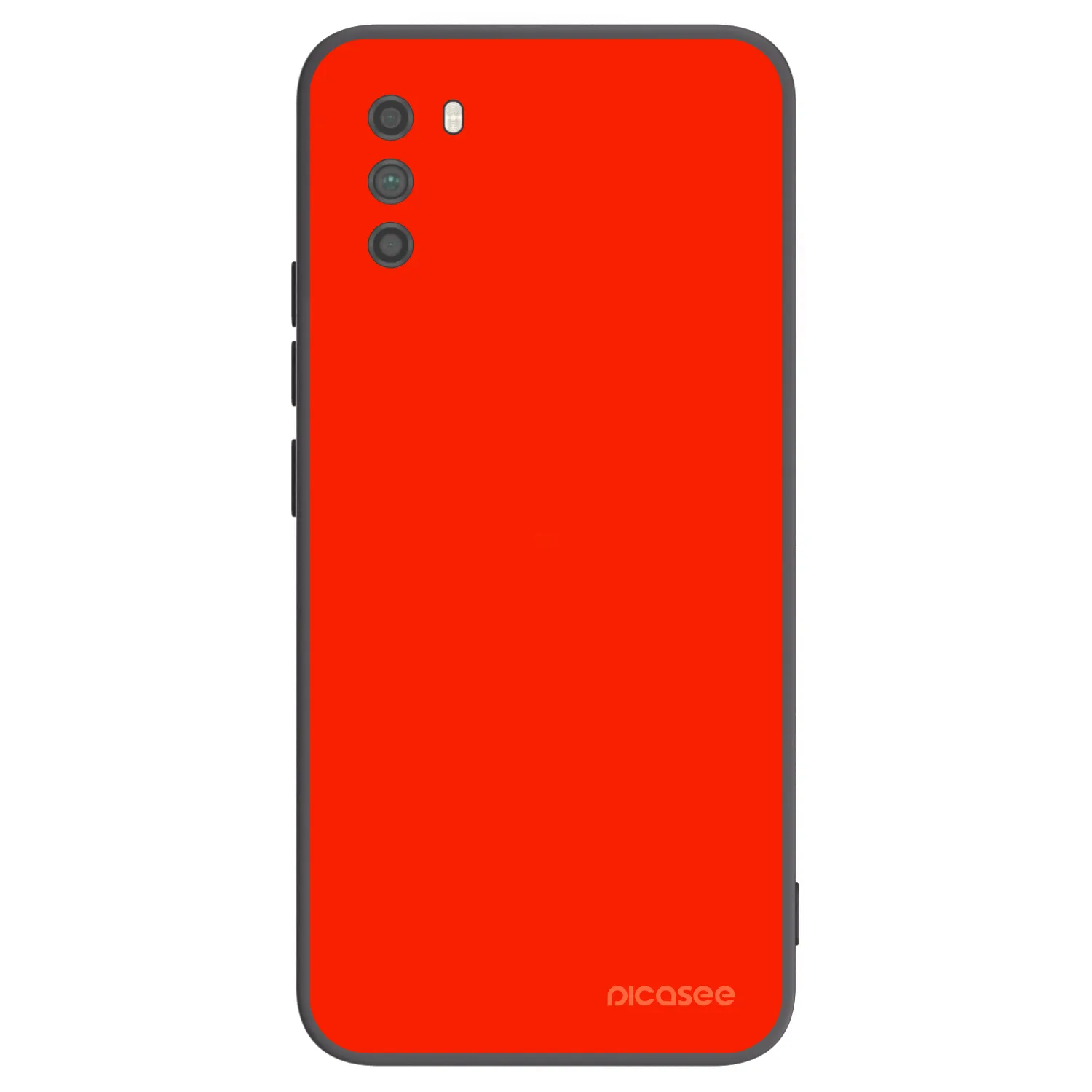 Picasee Xiaomi Poco M3 Hülle - Schwarzes Silikon - Maranello Red