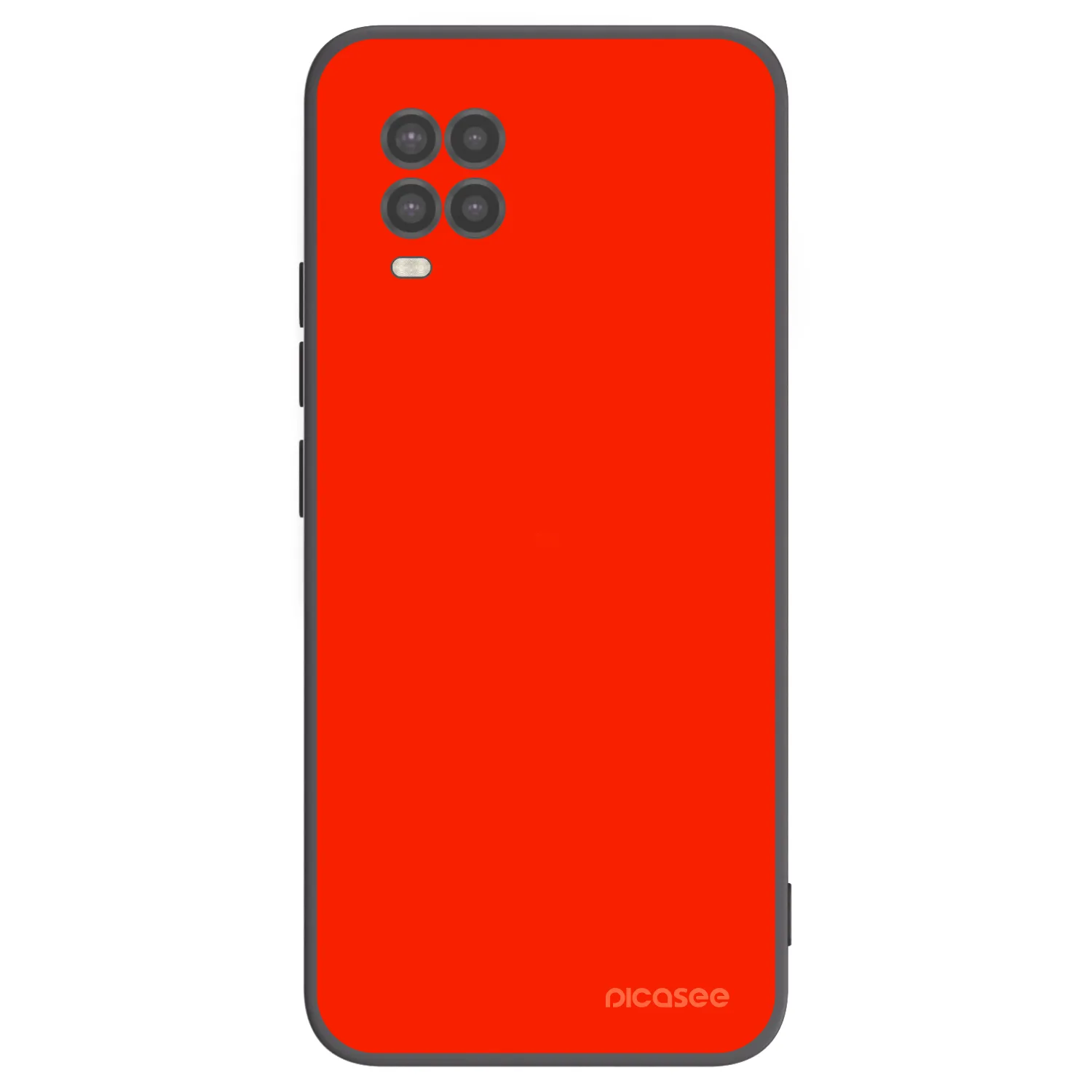 Picasee Xiaomi Mi 10 Lite Hülle - Schwarzes Silikon - Maranello Red