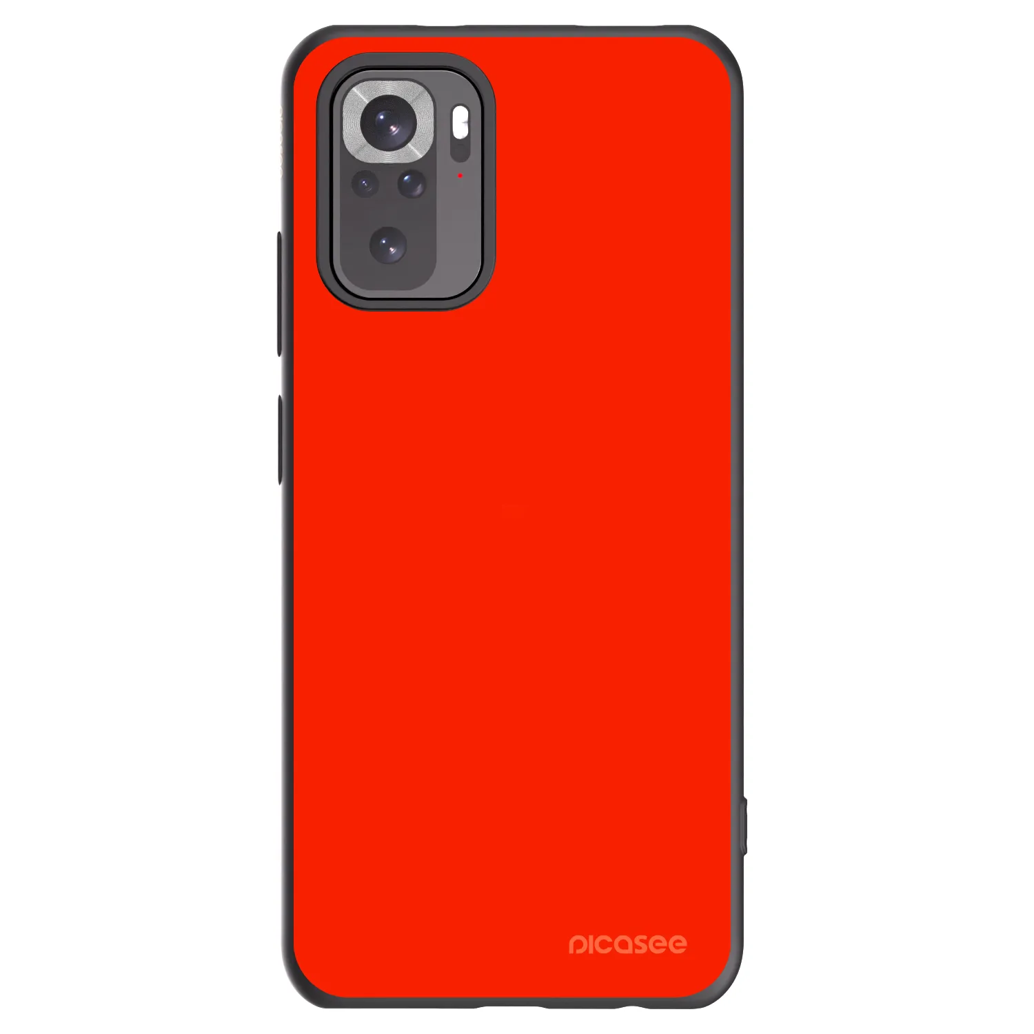 Picasee Xiaomi Redmi Note 10 Hülle - Schwarzes Silikon - Maranello Red